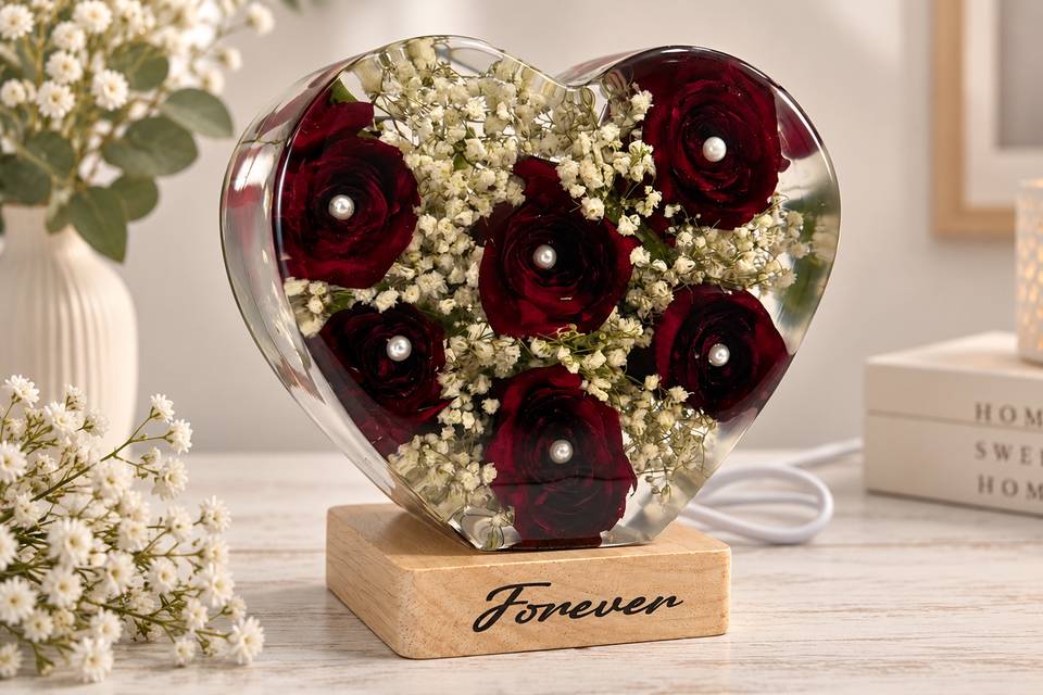 Cuore base piatta
