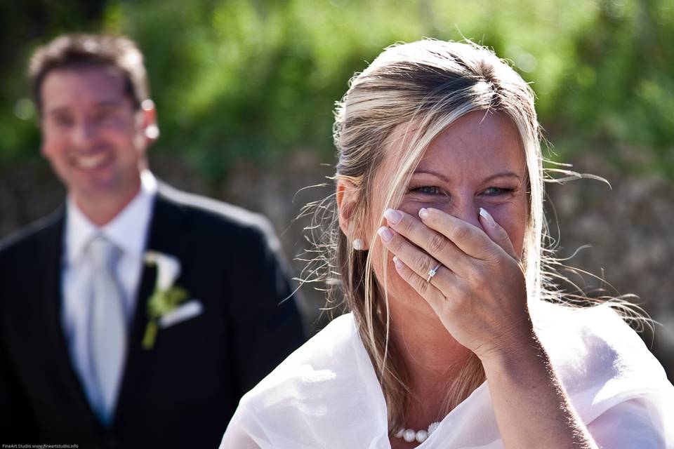 Sposa arriva in Chiesa