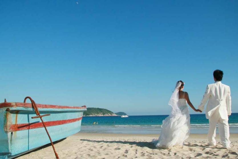 Sposi in spiaggia - Grecia