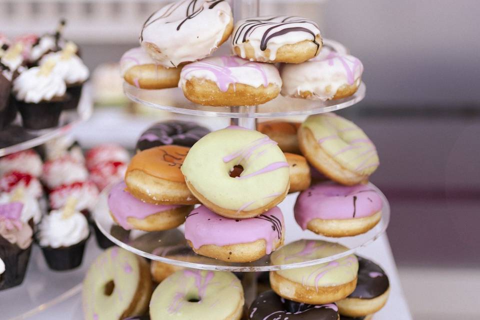 Buffet di ciambelle - donuts