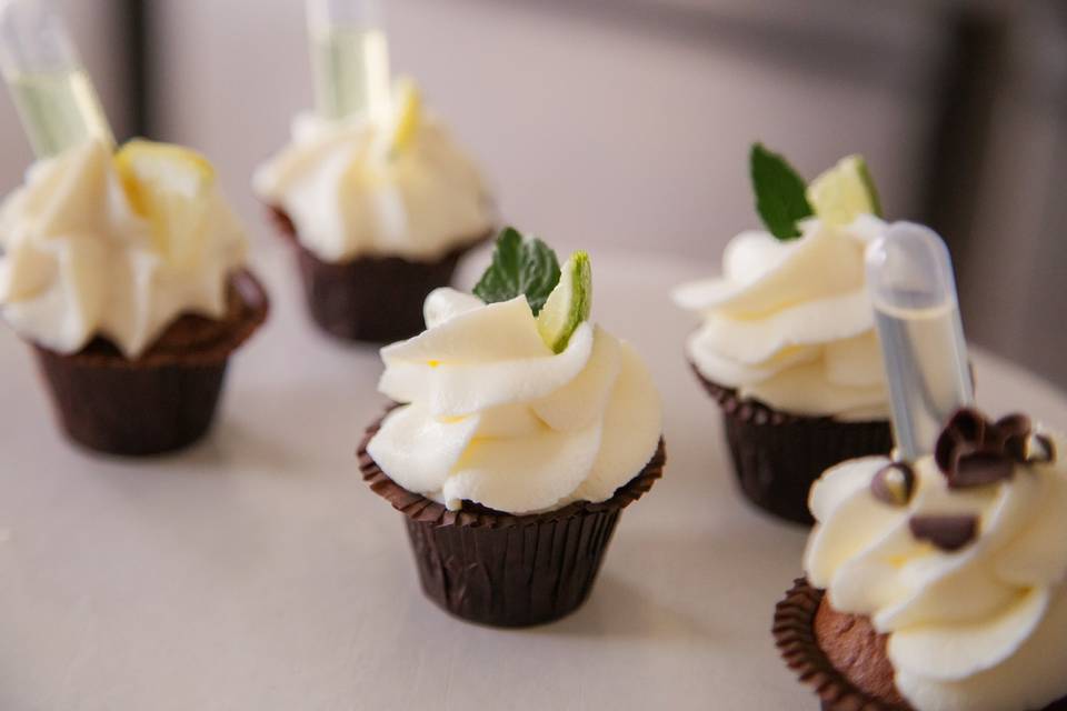 Buffet di Cupcakes al Mojito