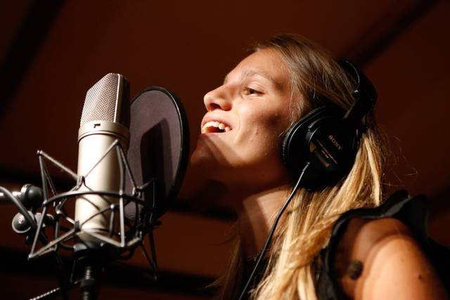 In studio di registrazione