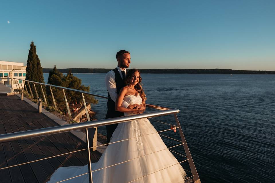 Matrimonio vicino al mare