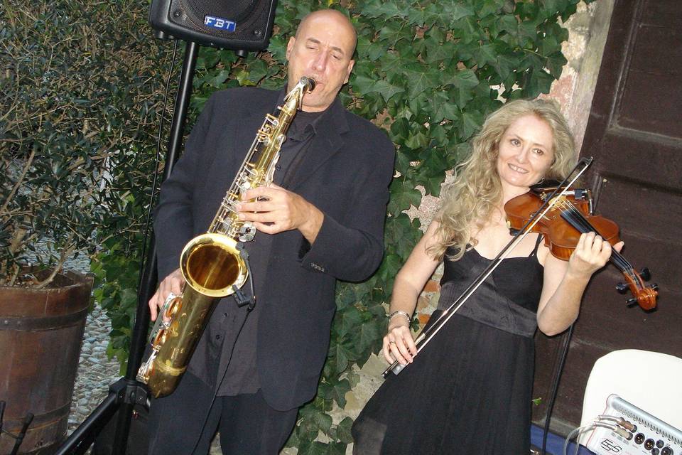 Sax e violino