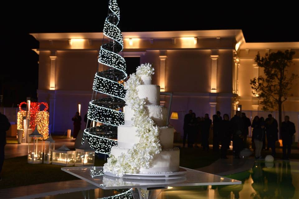 Cake christmas wedding