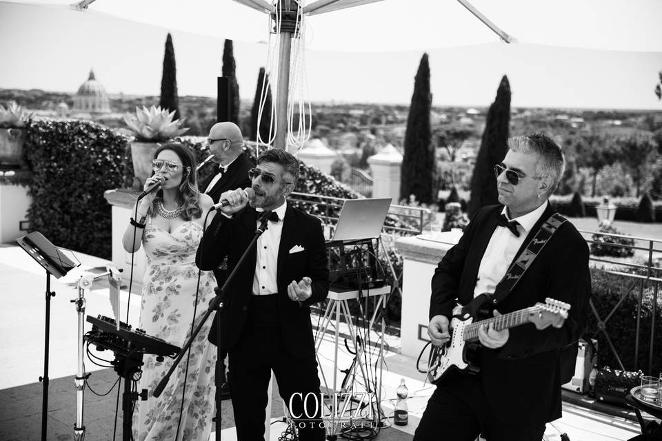 RM live band a Villa Miani