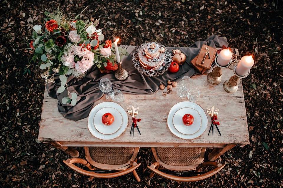 Matrimonio tavolo sposi