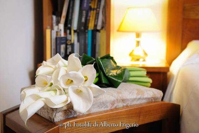 Bouquet wedding day como