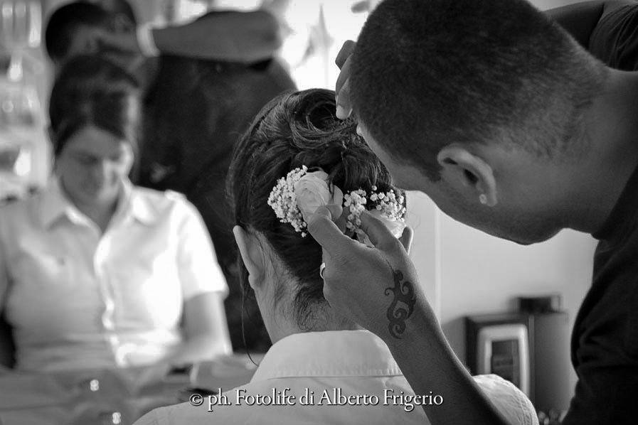 Bouquet wedding day como