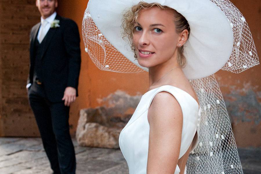 Foto ritratto della sposa