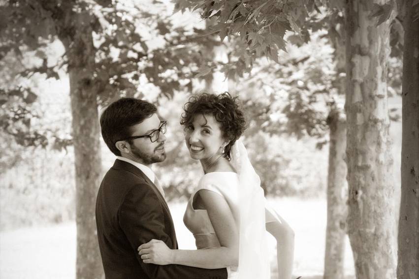 Foto di matrimonio in b/n