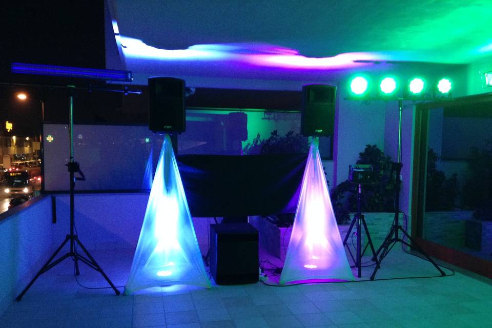 Allestimento Audio Luci