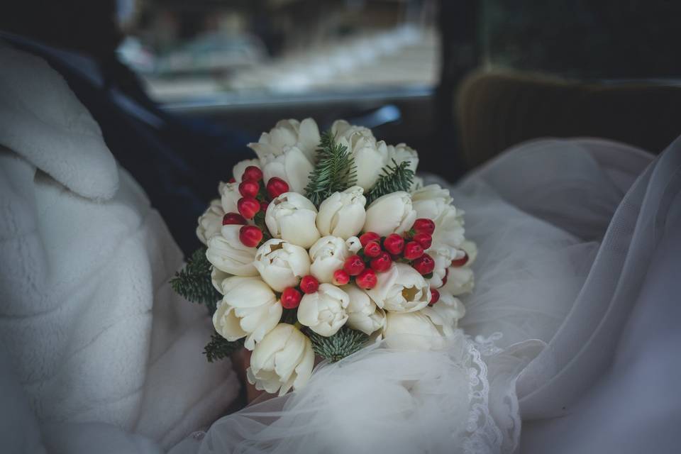 Bouquet - xmas wedding