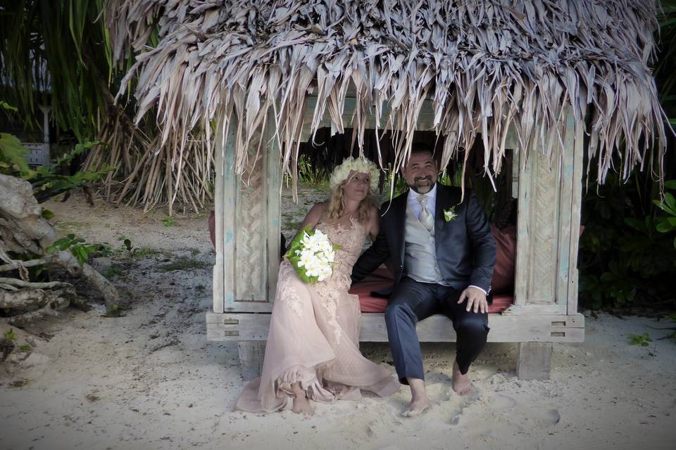 Giorgio e Michela a Vanuatu