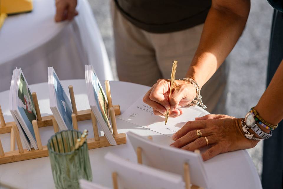 Cartoline Guest Book