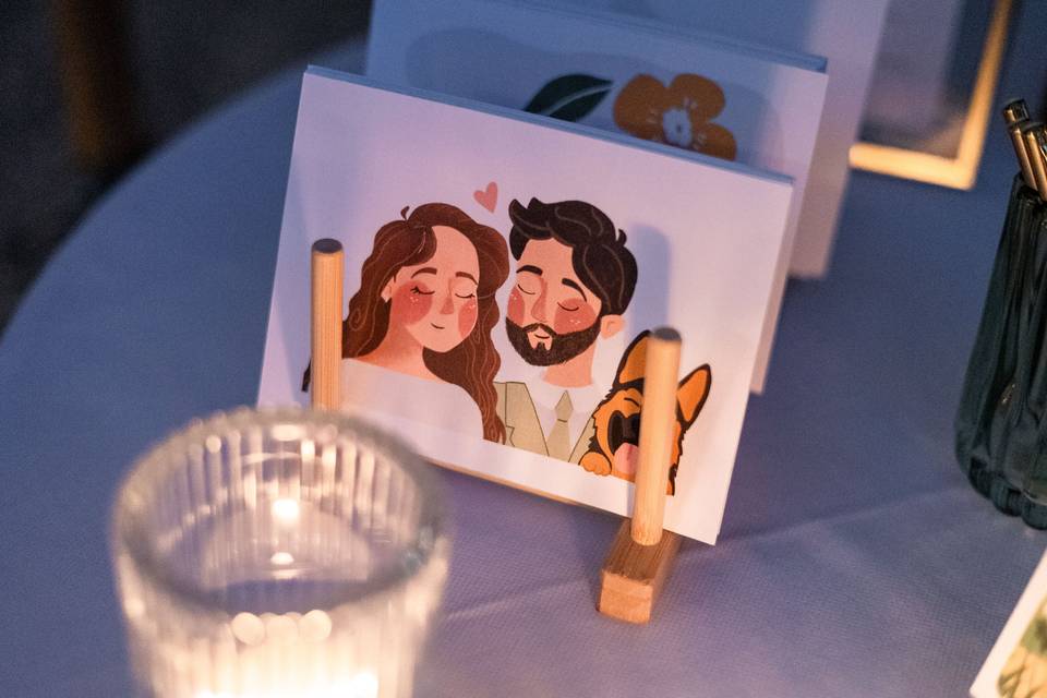 Cartoline Guest Book