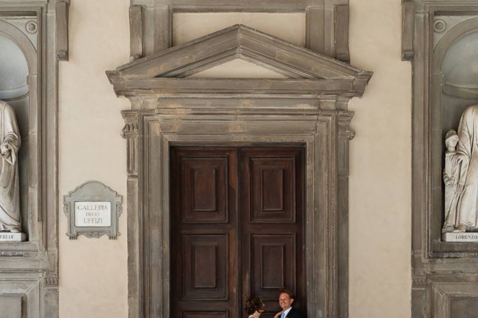 F e G wedding in Florence