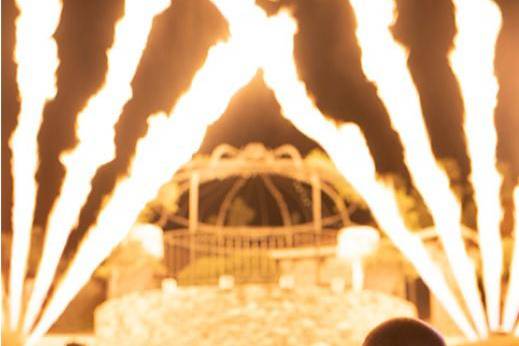 Violin Fire Show