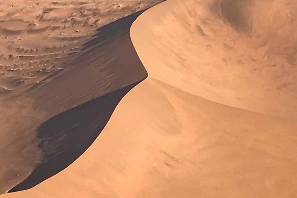 Sorvolo sul deserto del Namib