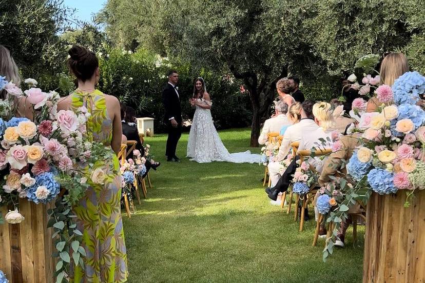 Ceremony in the garden