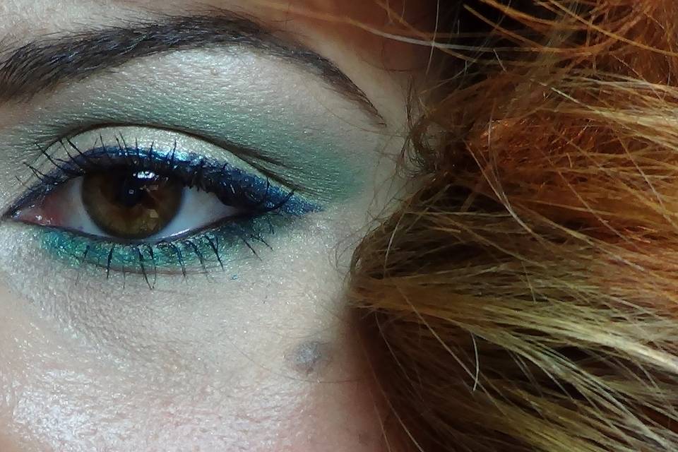 Make up sui toni del verde