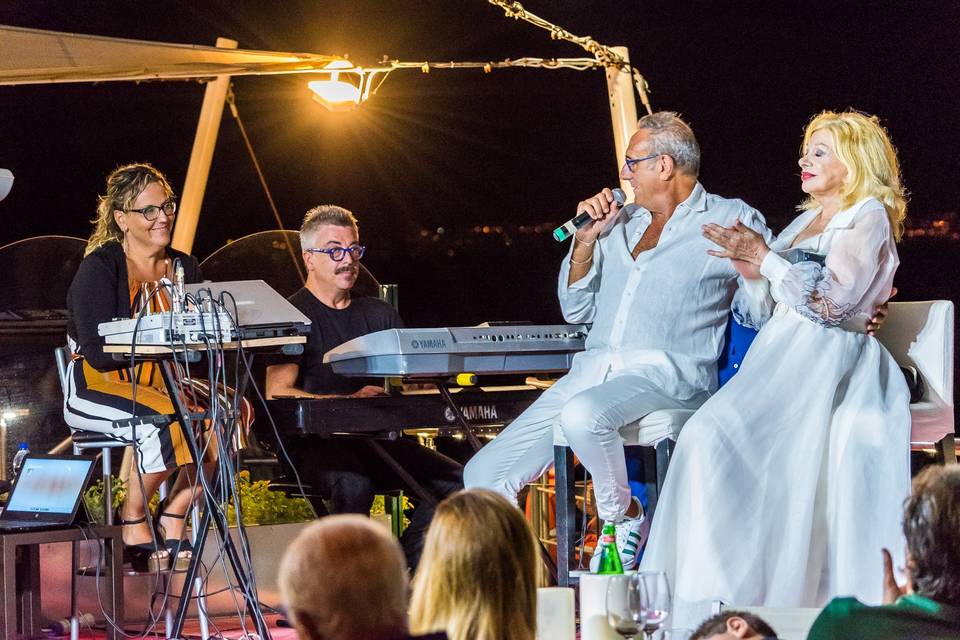Serata con gino rivieccio e sa