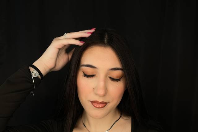 Nebulizzato con eye-liner