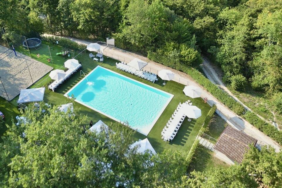Cena a bordo Piscina