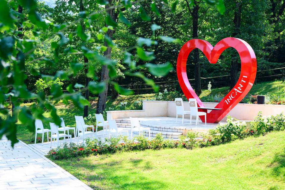 Allestimento al cuore
