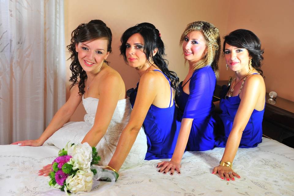 Make up sposa e damigelle