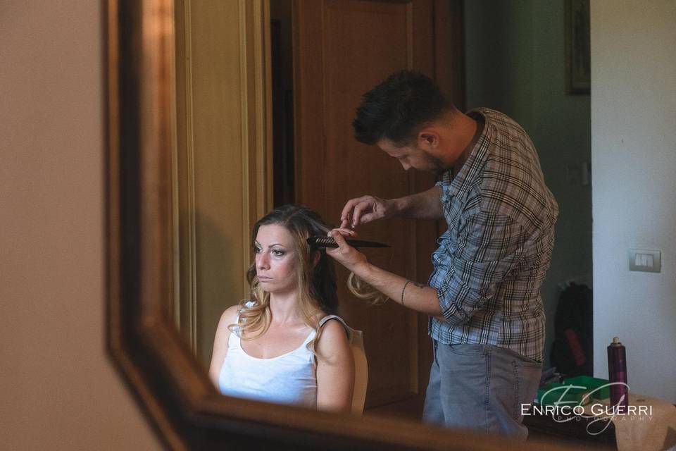 Preparazione sposa