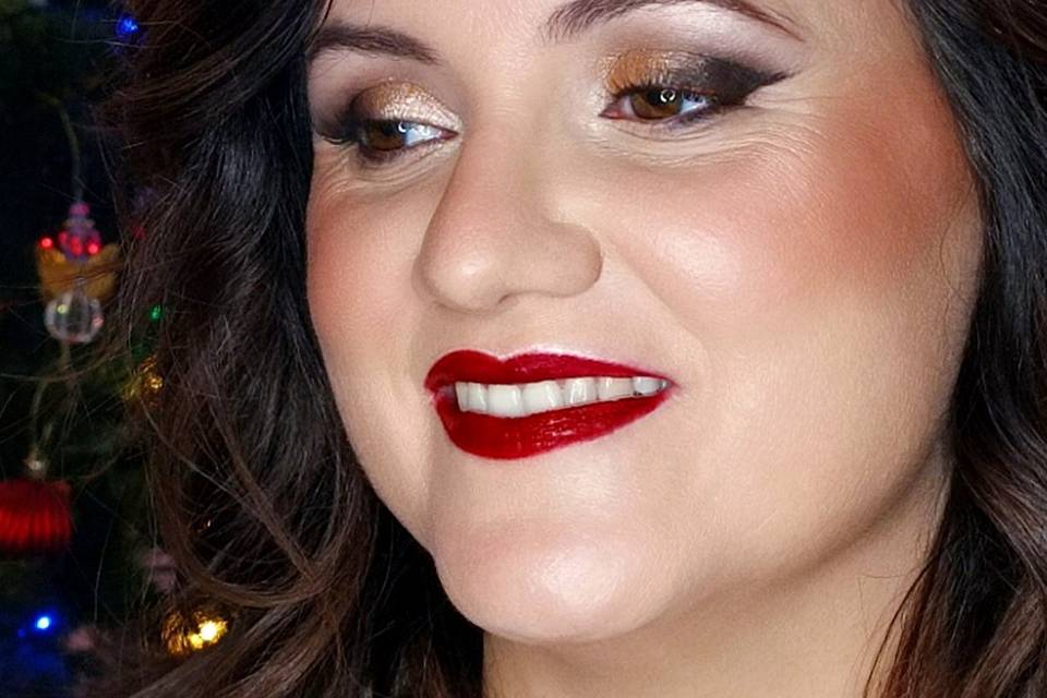 Trucco cena aziendale Natale