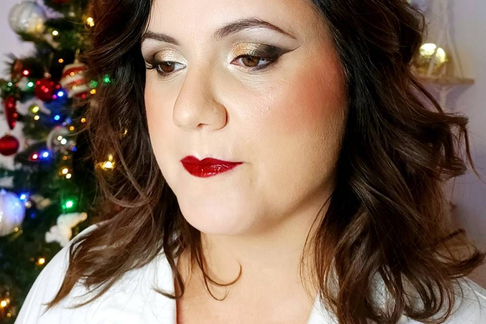 Trucco cena aziendale Natale