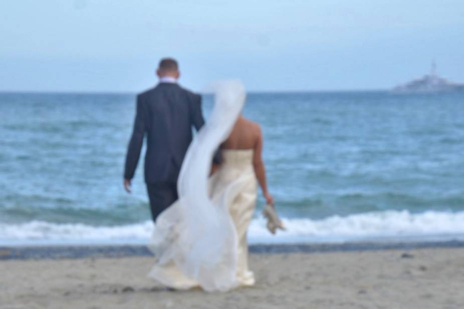 Beach wedding...