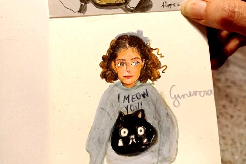 Bambina2 live painting
