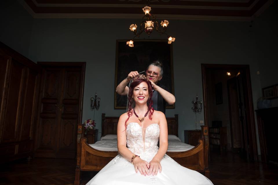 Preparazione sposa