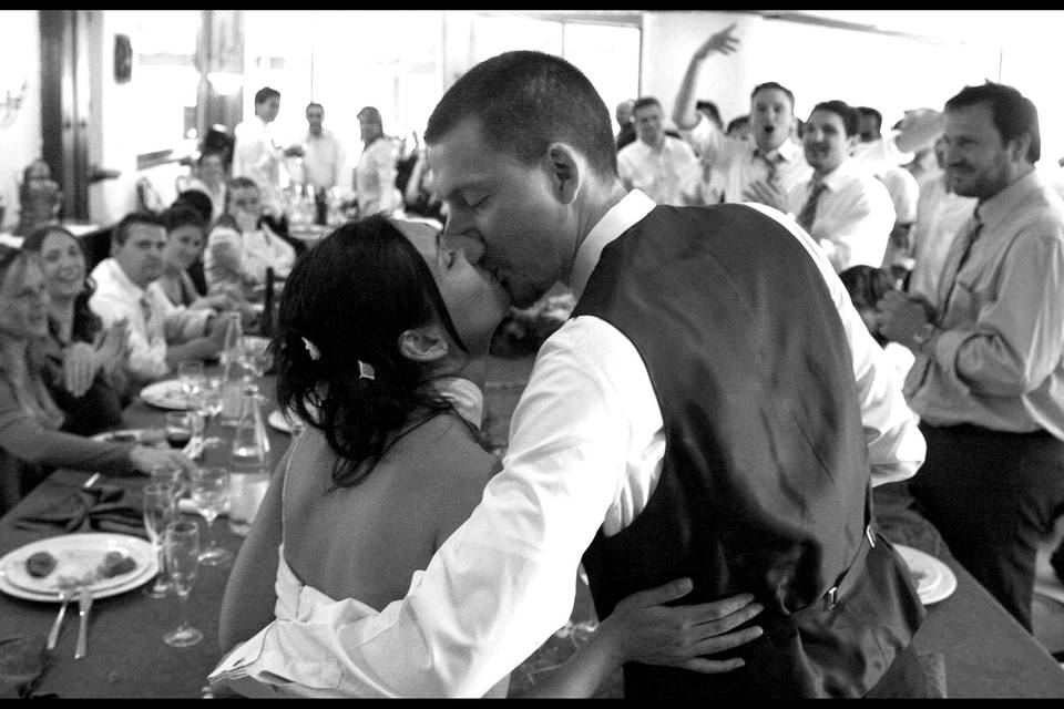 Wedding photo black and white