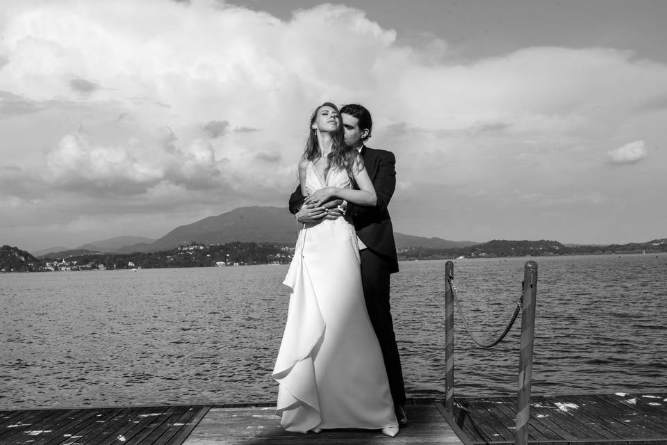 Wedding photo black and white