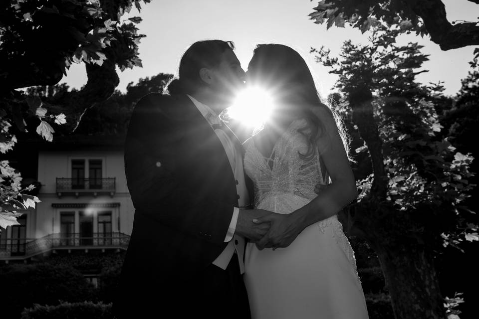 Wedding photo black and white