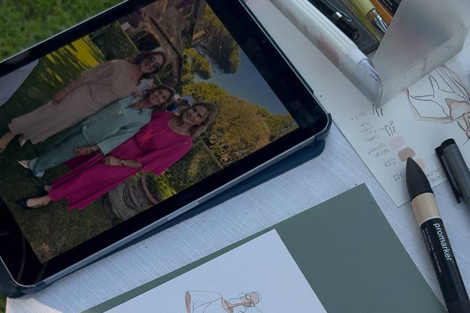 Manuela Randis - Illustration & Live Sketcher