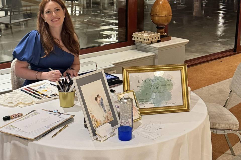 Manuela Randis - Illustration & Live Sketcher