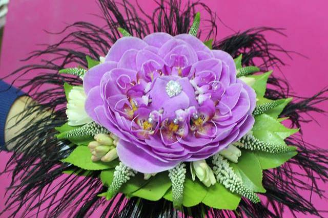 Bouquet con struttura