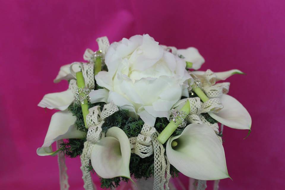 Bouquet con struttura