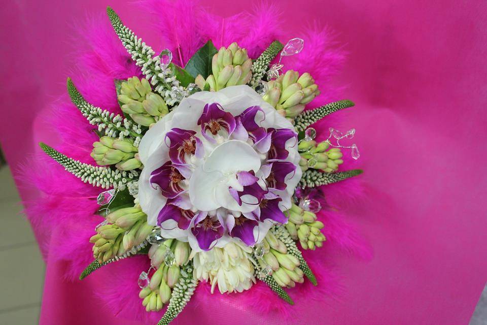 Bouquet con struttura