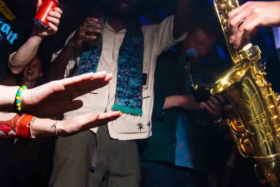 Sax on Dance Floor
