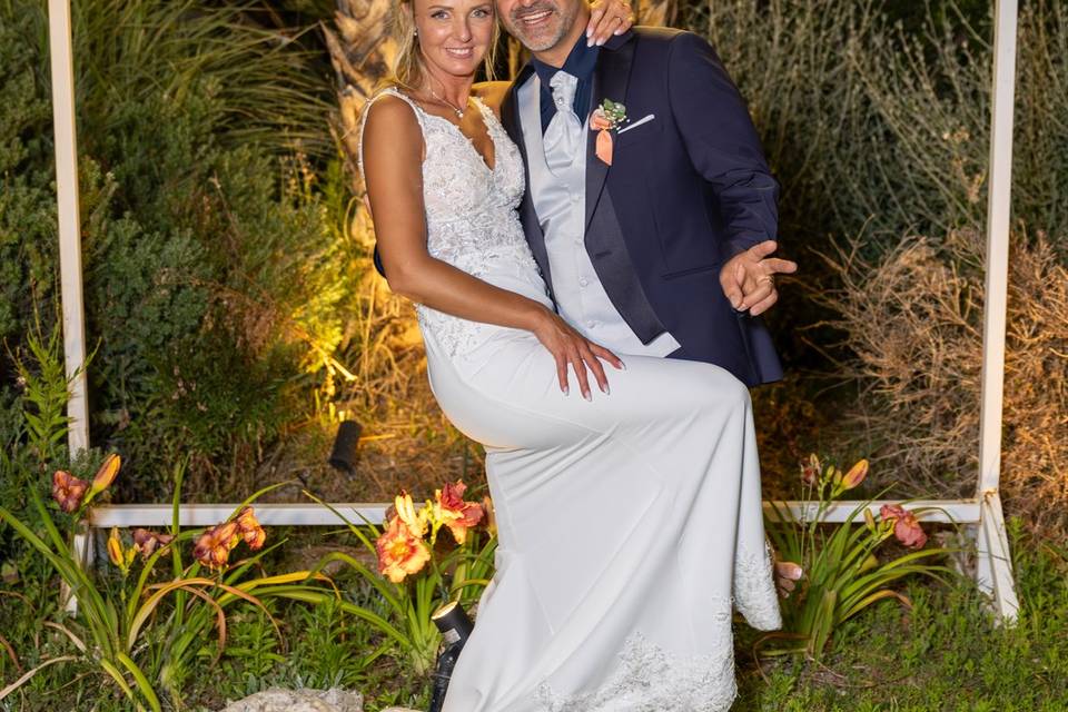 Sposi in giardino