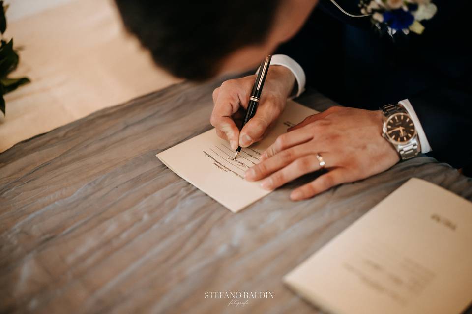 Firma nuziale