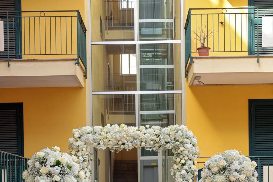 Allestimento casa sposa
