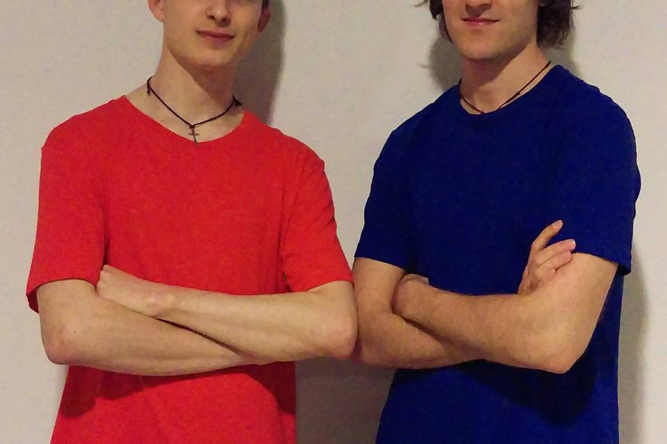 Foto di un set improvvisato