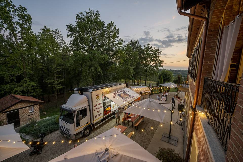 Un matrimonio con food truck